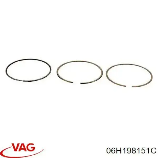 Anéis do pistão para 1 cilindro, STD. VAG 06H198151C preço, a partir de 54,07 USD