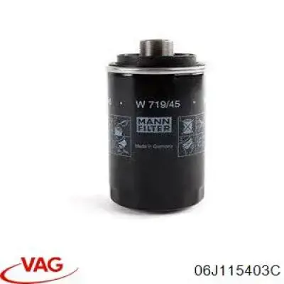Compre 06J115403C VAG Filtro de óleo