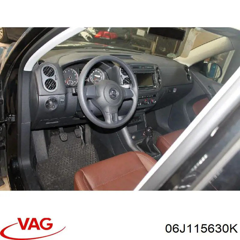 06J115630K VAG Guia de sonda indicador do nível de óleo no motor
