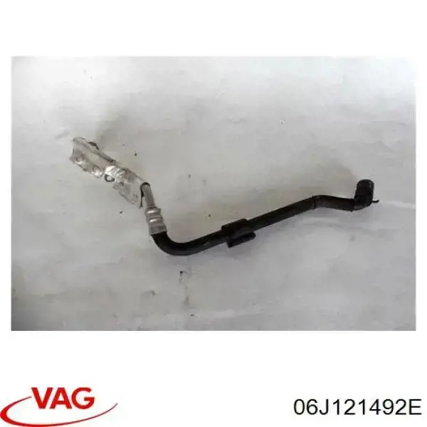 06J121492E VAG Mangueira (cano derivado) de esfriamento por líquido de turbina, linha de combustível de retorno