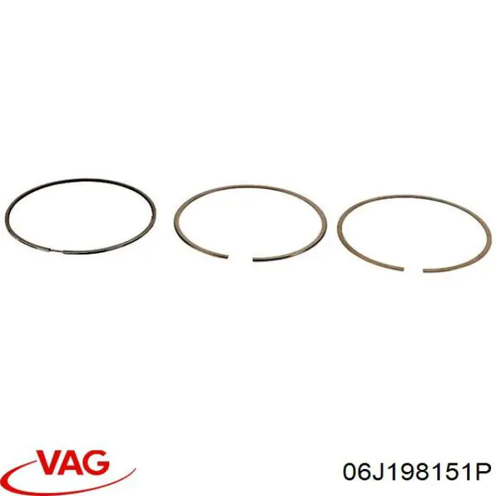 Compre 06J198151P VAG Anéis do pistão para 1 cilindro, STD.