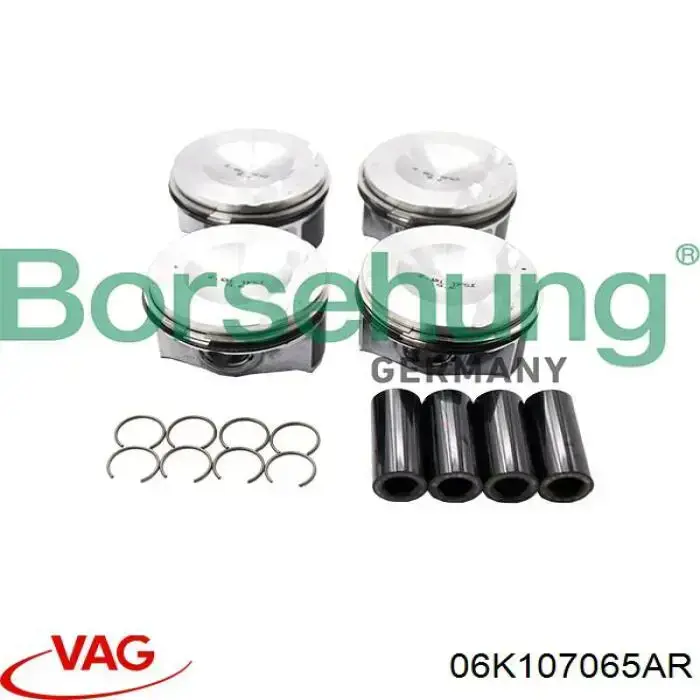 Pistão do kit para 1 cilindro, STD VAG 06K107065T preço, a partir de 136,49 USD