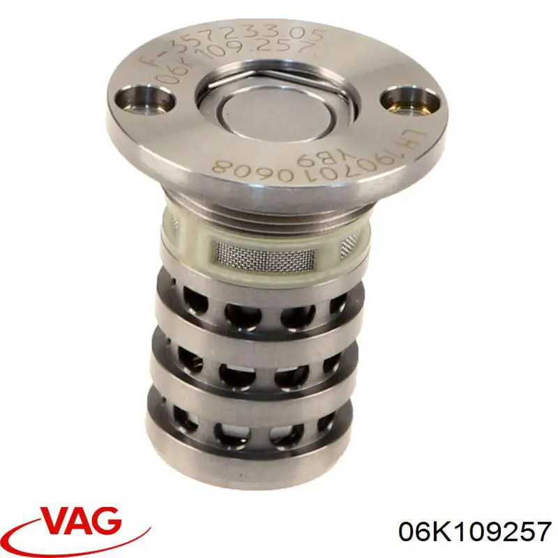 06K109257 VAG Válvula eletromagnética de posição (de fases) da árvore distribuidora