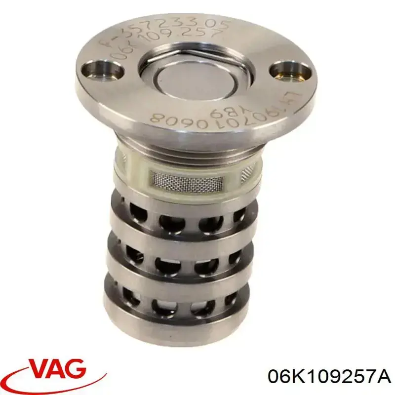 06K109257A VAG Válvula eletromagnética de posição (de fases) da árvore distribuidora
