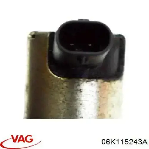 06K115243A VAG Válvula eletromagnética de posição (de fases) da árvore distribuidora