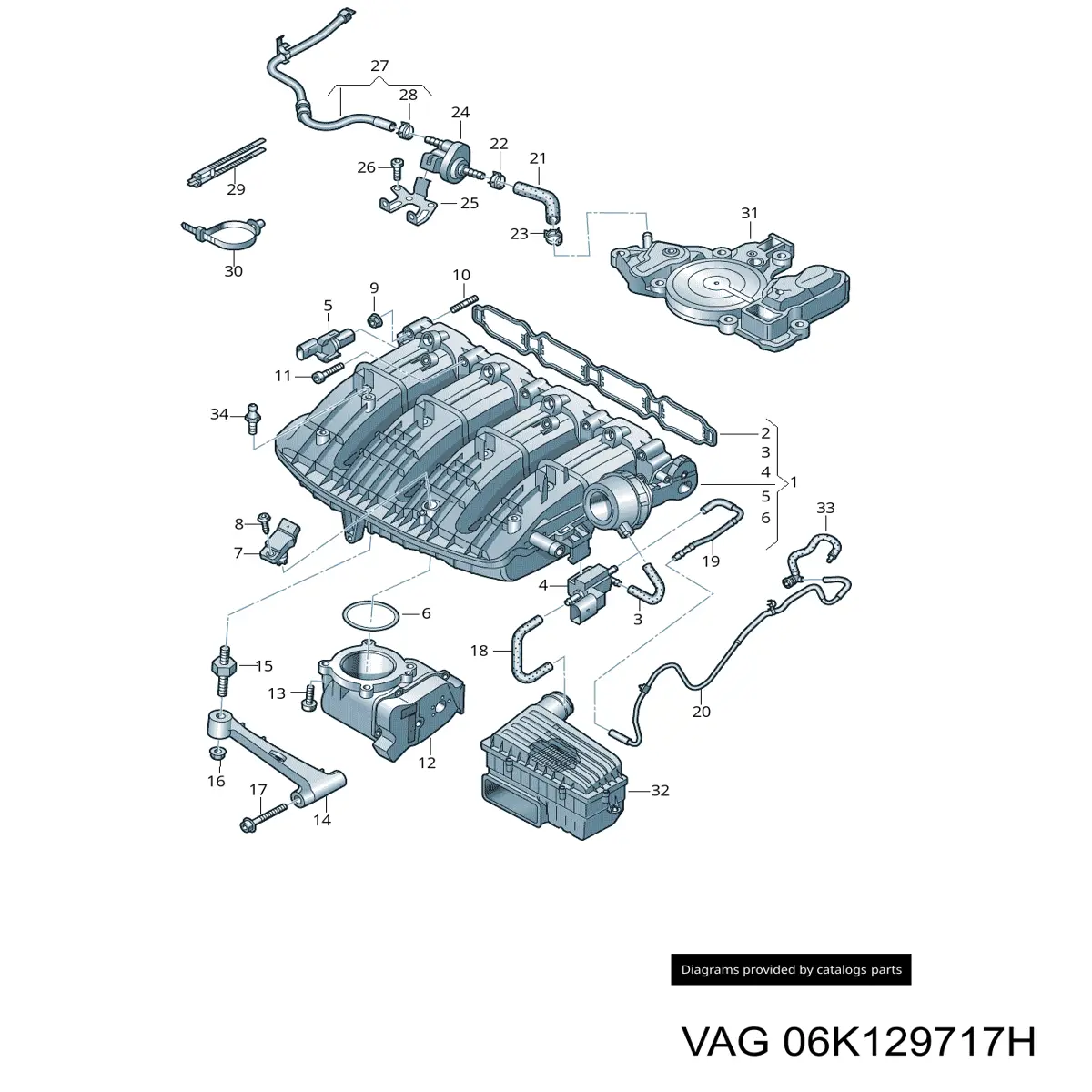 Vedante de tubo coletor de admissão Victor Reinz 711762800 preço, a partir de 17,77 USD