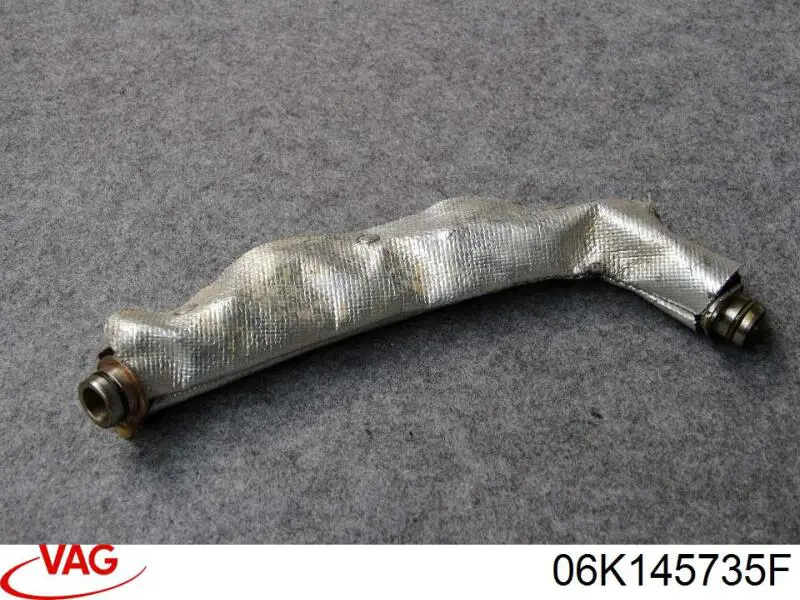06K145735F VAG Tubo (mangueira) de derivação de óleo de turbina