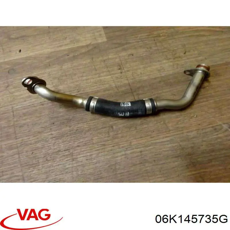 06K145735G VAG Tubo (mangueira) de derivação de óleo de turbina