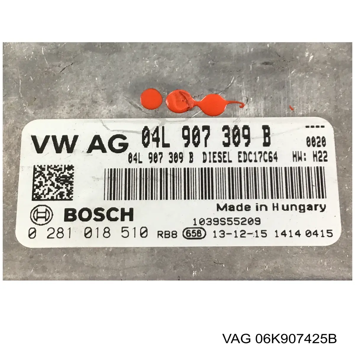 Compre 06K907425B VAG Módulo de direção (Centralina eletrônica) de motor