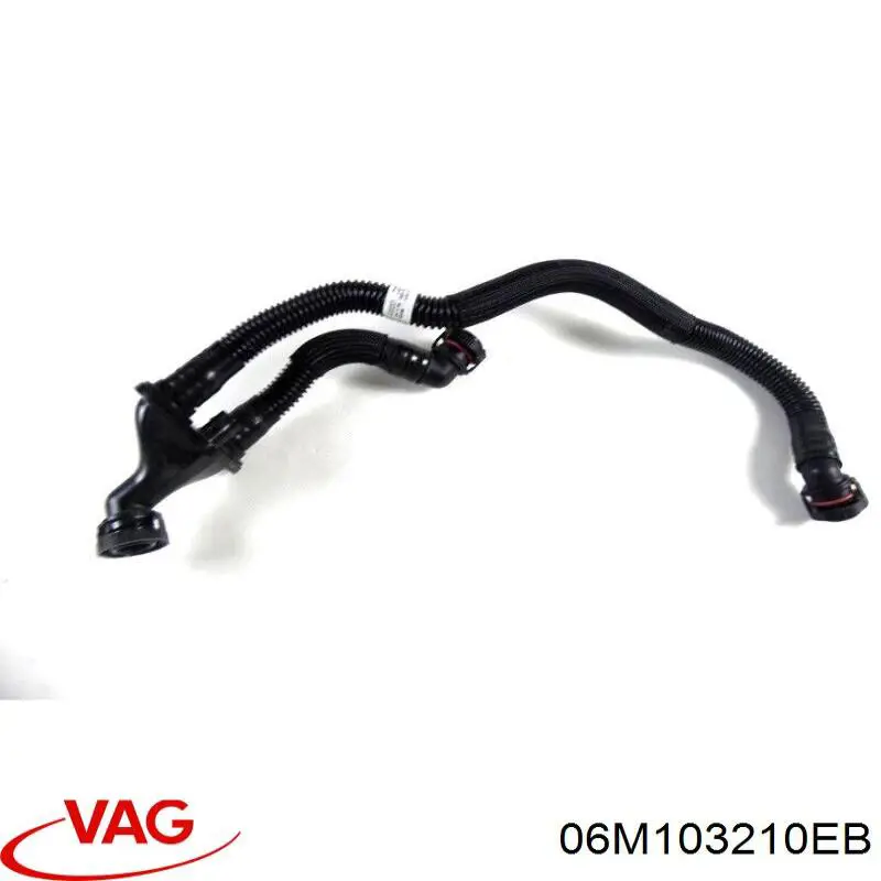 06M103210CT VAG Cano derivado de ventilação de cárter (de separador de óleo)