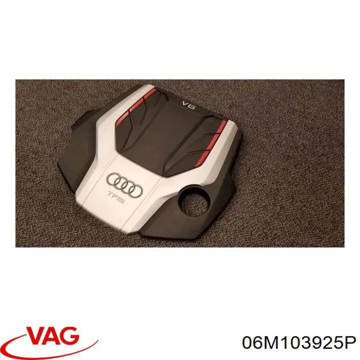 06M103925P VAG Tampa de motor decorativa