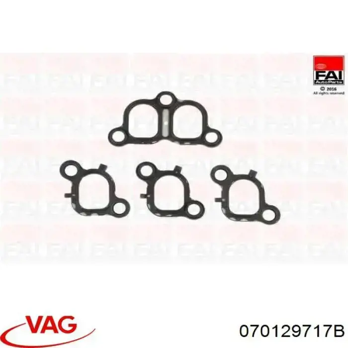 Vedante esquerdo de tubo coletor de admissão VAG 070129717B preço, a partir de 11,69 USD