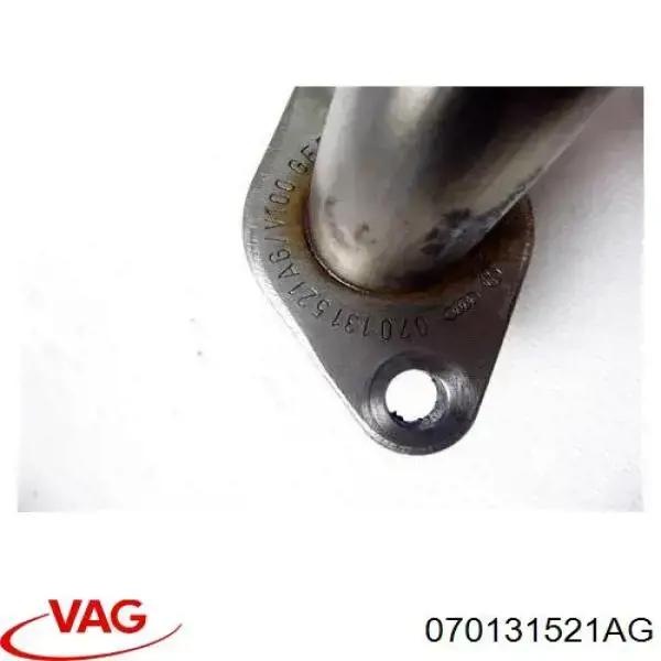 070131521AG VAG Cano derivado do sistema de recirculação dos gases de escape EGR
