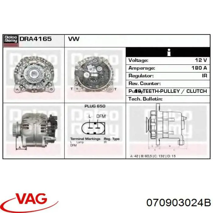 070903024B VAG Gerador