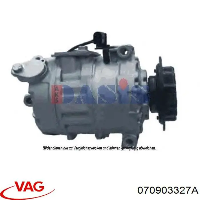 Compre 070903327A VAG Acoplamento (bobina magnética) do compressor de aparelho de ar condicionado