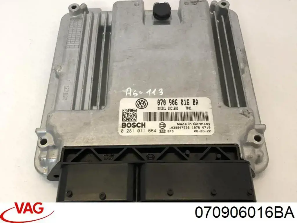 Módulo de direção (Centralina eletrônica) de motor VAG 070906016BA preço, a partir de 2992,34 USD