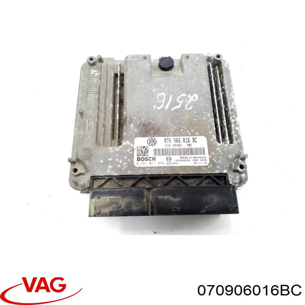 070906016BC VAG Módulo de direção (Centralina eletrônica) de motor