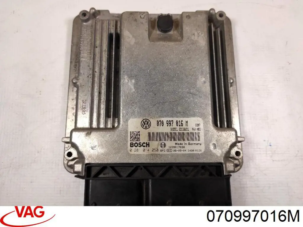 070997016M VAG Módulo de direção (Centralina eletrônica) de motor