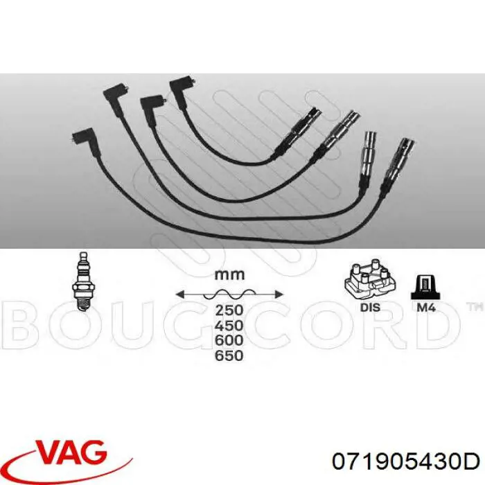 Fios de alta voltagem, kit VAG 071905430D preço, a partir de 19,11 USD