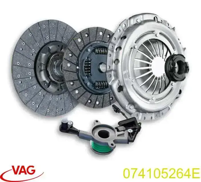 Kit de embraiagem (3 peças) VAG 074105264E preço, a partir de 660,37 USD