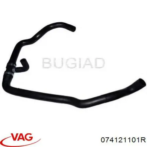 074121101R VAG Mangueira (cano derivado) do radiador de esfriamento superior