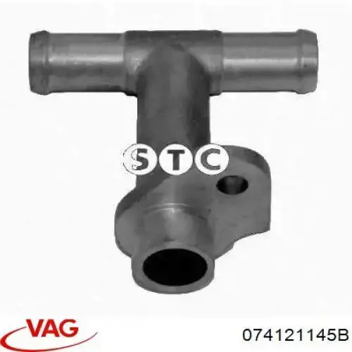 Flange do sistema de esfriamento (união em T) VAG 074121145B preço, a partir de 27,61 USD