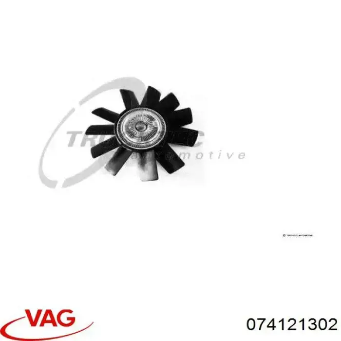 Compre 074121302 VAG Acoplamento viscoso de ventilador de esfriamento