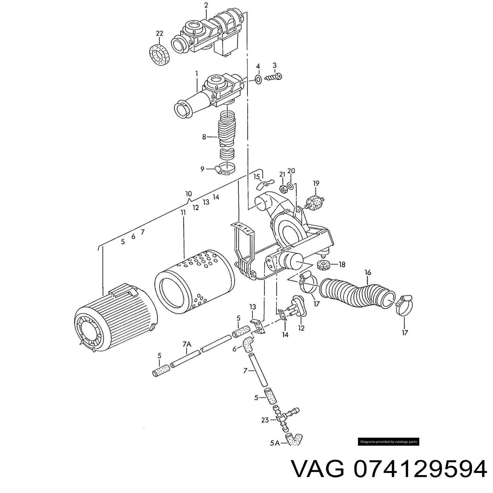  VAG 074129594 preço, a partir de 162,75 USD