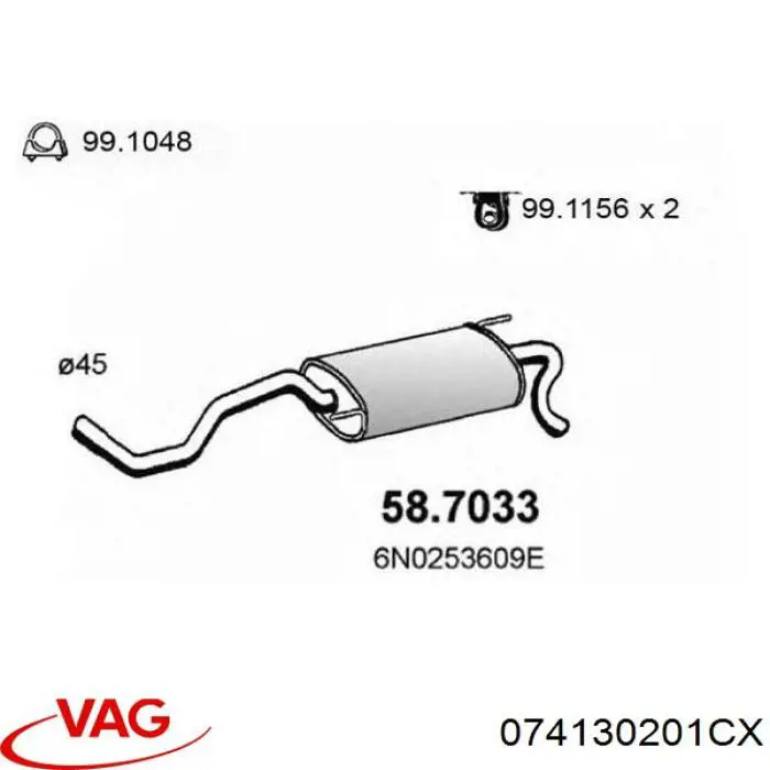 Injetor de injeção de combustível VAG 074130201CX preço, a partir de 61,29 USD