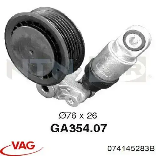 Compre 074145283B VAG Consola de reguladora de tensão da correia de transmissão