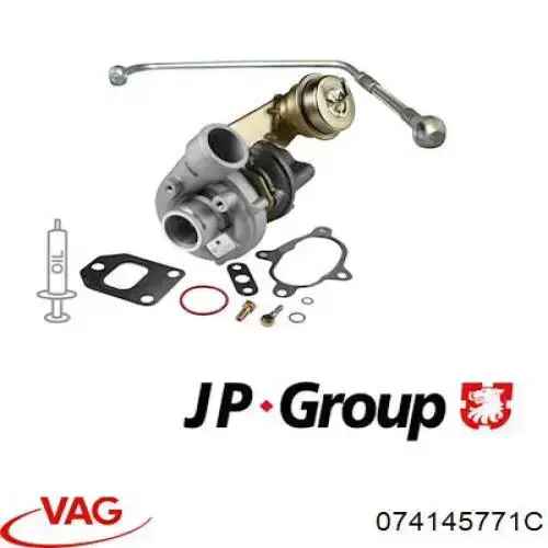 074145771C VAG Tubo (mangueira) de fornecimento de óleo de turbina