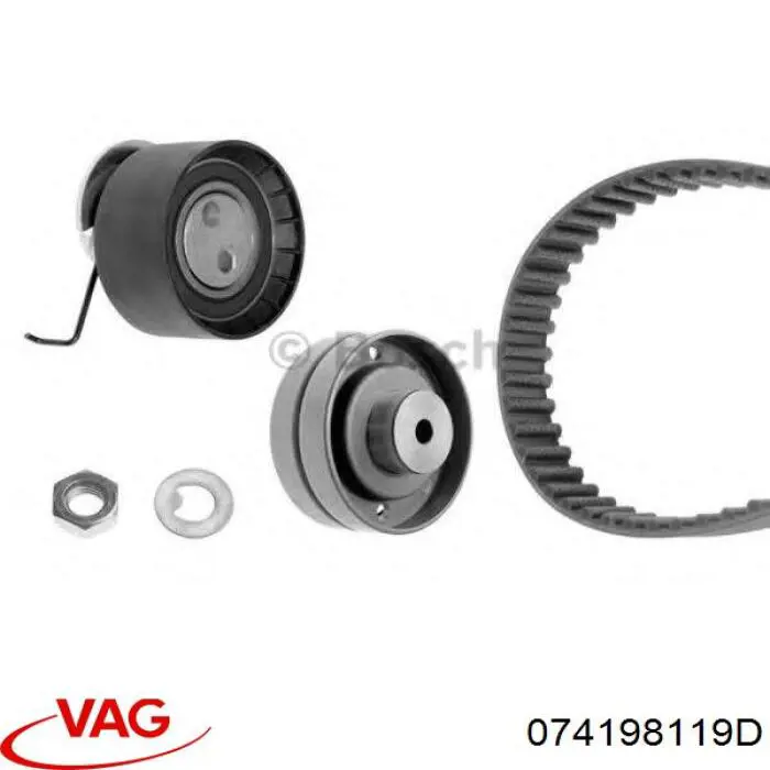 074198119L VAG Correia do mecanismo de distribuição de gás, kit