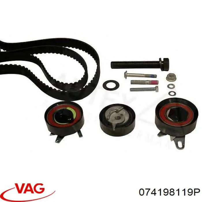 Compre 074198119P VAG Correia do mecanismo de distribuição de gás, kit