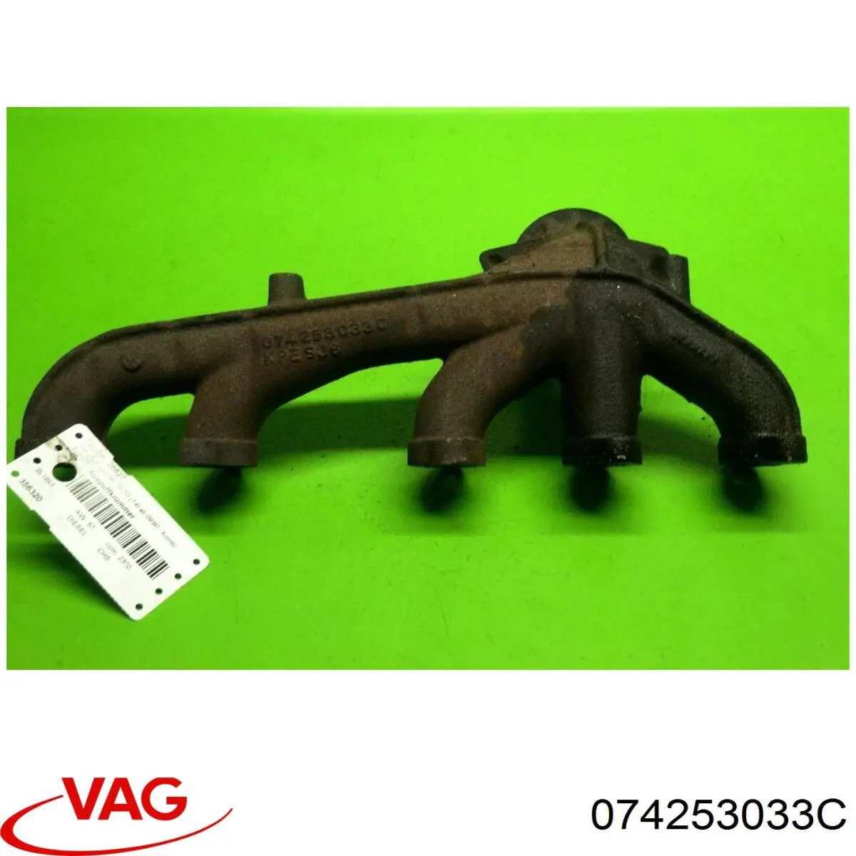 Tubo coletor de escape esquerdo VAG 074253033C preço, a partir de 261,72 USD