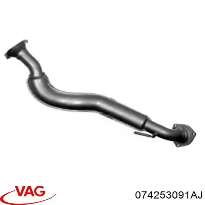Compre 074253091AJ VAG Silenciador, parte dianteira