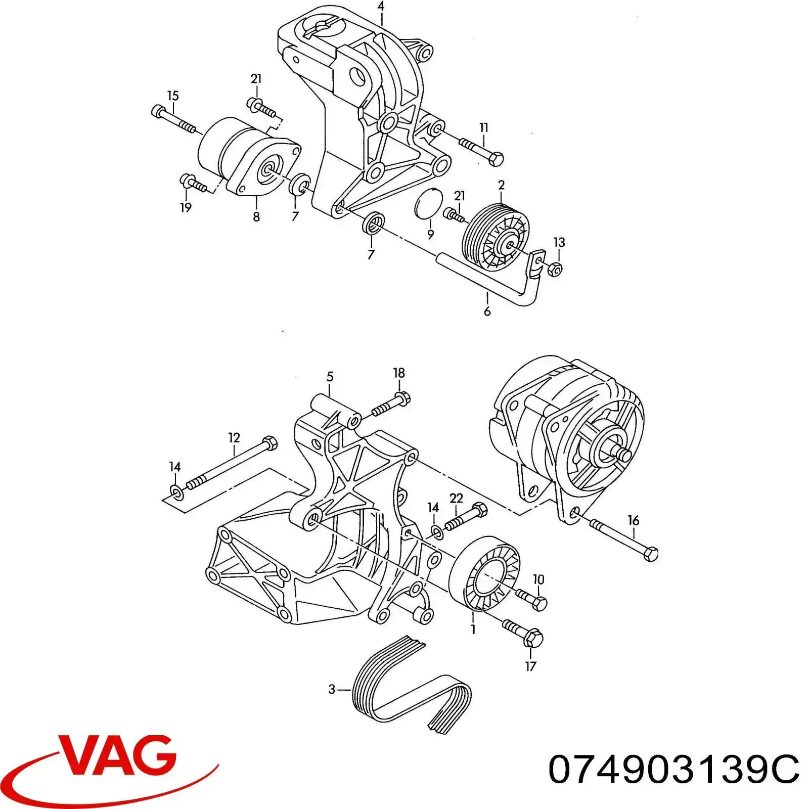  VAG 074903139C preço, a partir de 591,40 USD