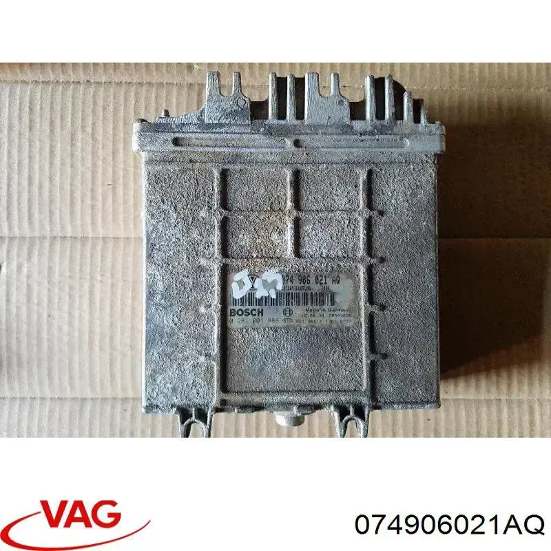 074906021AQ VAG Módulo de direção (Centralina eletrônica) de motor