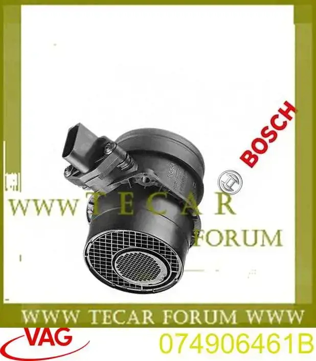 074906461B VAG Sensor de fluxo (consumo) de ar, medidor de consumo M.A.F. - (Mass Airflow)