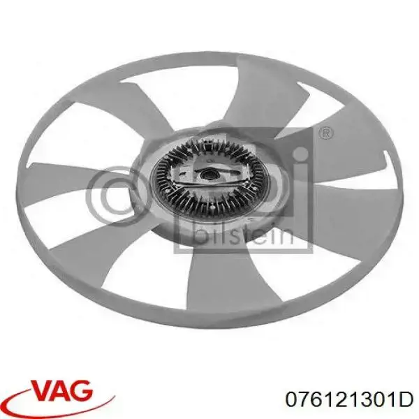076121301D VAG Acoplamento viscoso de ventilador de esfriamento