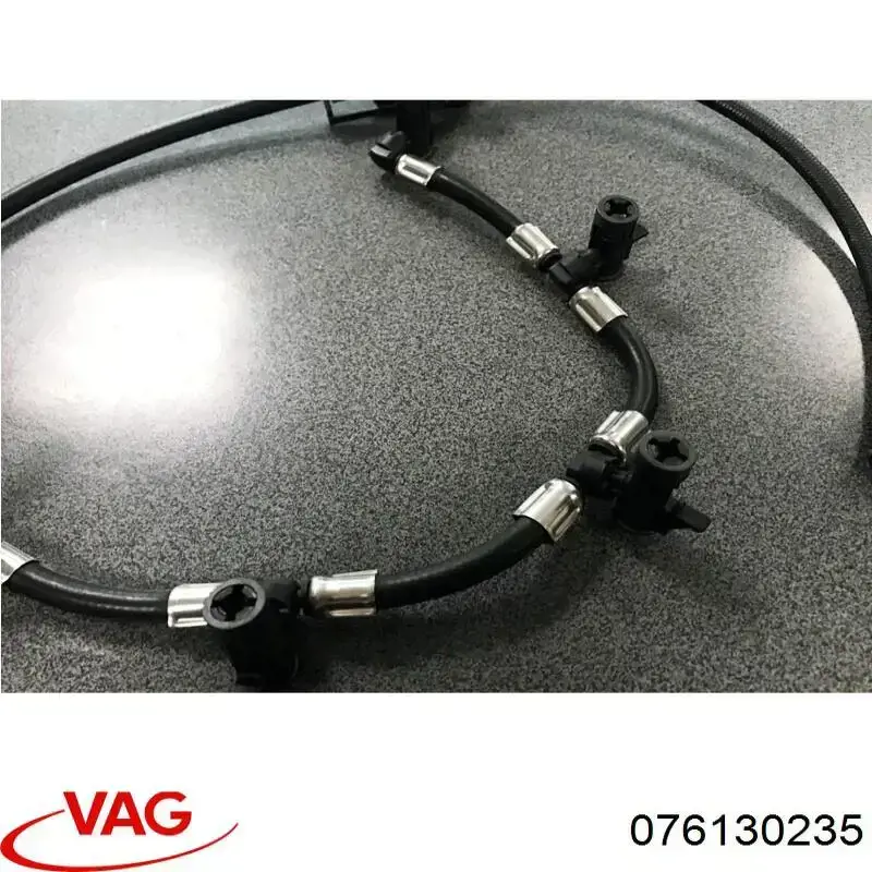 Compre 076130235 VAG Tubo de combustível, inverso desde os injetores