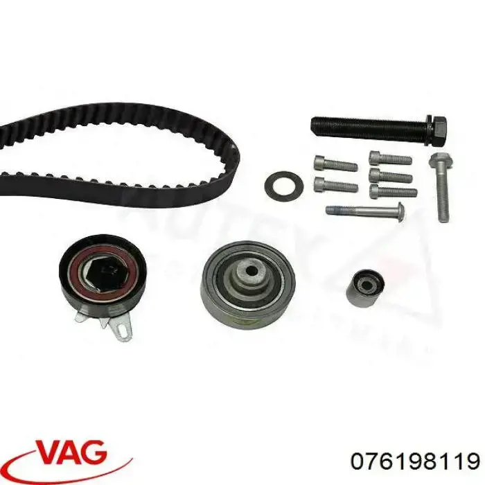 Compre 076198119 VAG Correia do mecanismo de distribuição de gás, kit