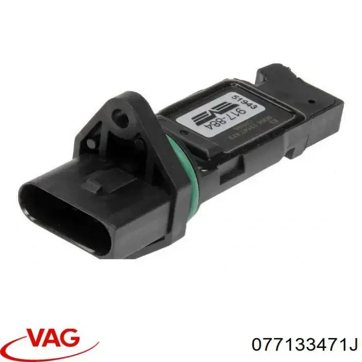 Sensor de fluxo (consumo) de ar, medidor de consumo M.A.F. - (Mass Airflow) VAG 077133471J preço, a partir de 73,91 USD