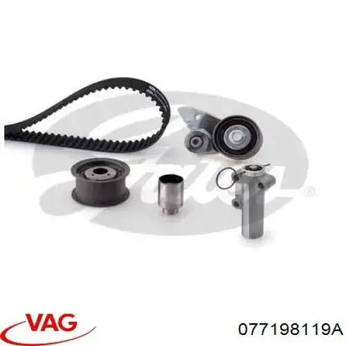 Compre 077198119A VAG Correia do mecanismo de distribuição de gás, kit