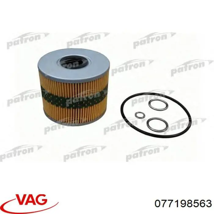 Compre 077198563 VAG Filtro de óleo