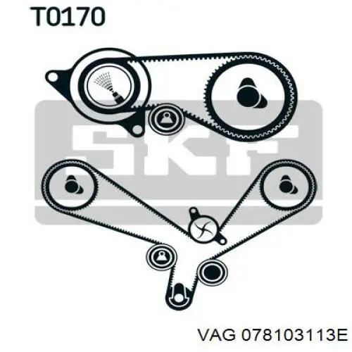 Compre 078103113E VAG Tampão CBC/do bloco de cilindros