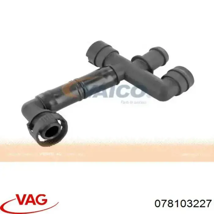 Cano derivado de ventilação de cárter (de separador de óleo) VAG 078103227 preço, a partir de 14,27 USD
