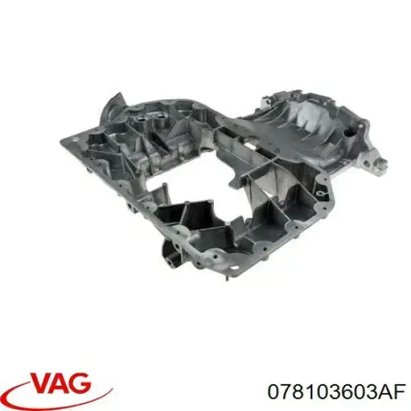 Compre 078103603AF VAG Panela de óleo de cárter do motor, parte superior