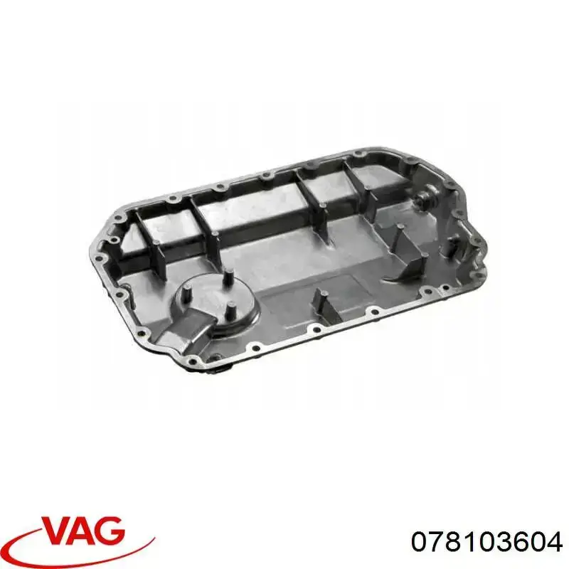 078103604 VAG Panela de óleo de cárter do motor, parte inferior