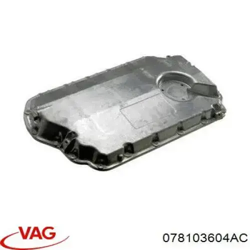 Compre 078103604AC VAG Panela de óleo de cárter do motor, parte inferior