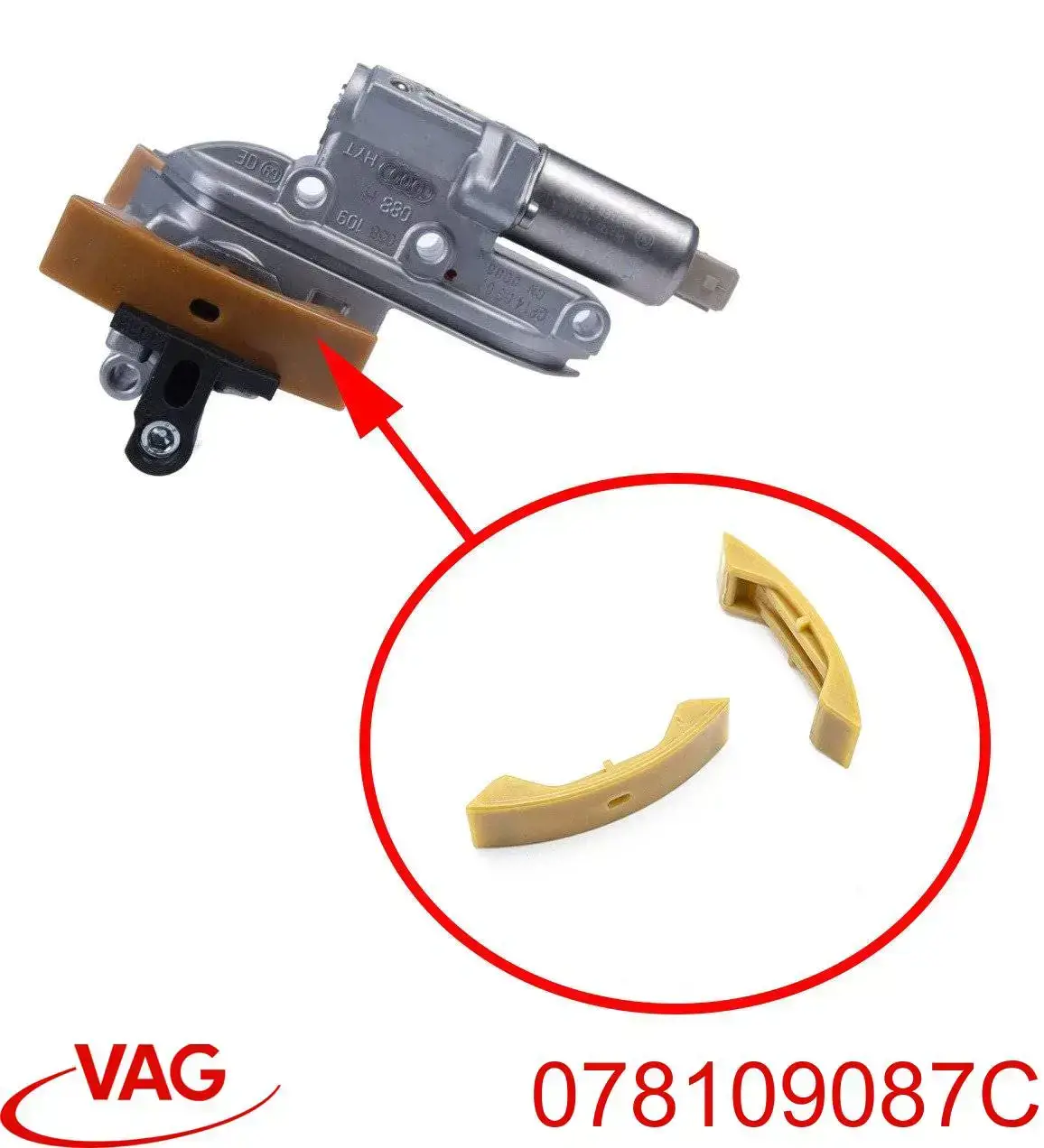 Regulador das fases de distribuição de gás VAG 078109087C preço, a partir de 181,38 USD